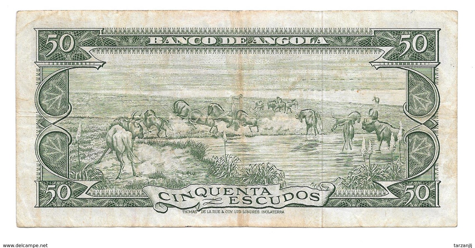 Billet De Cinquenta Escudos (50) ANGOLA 1956 - Angola