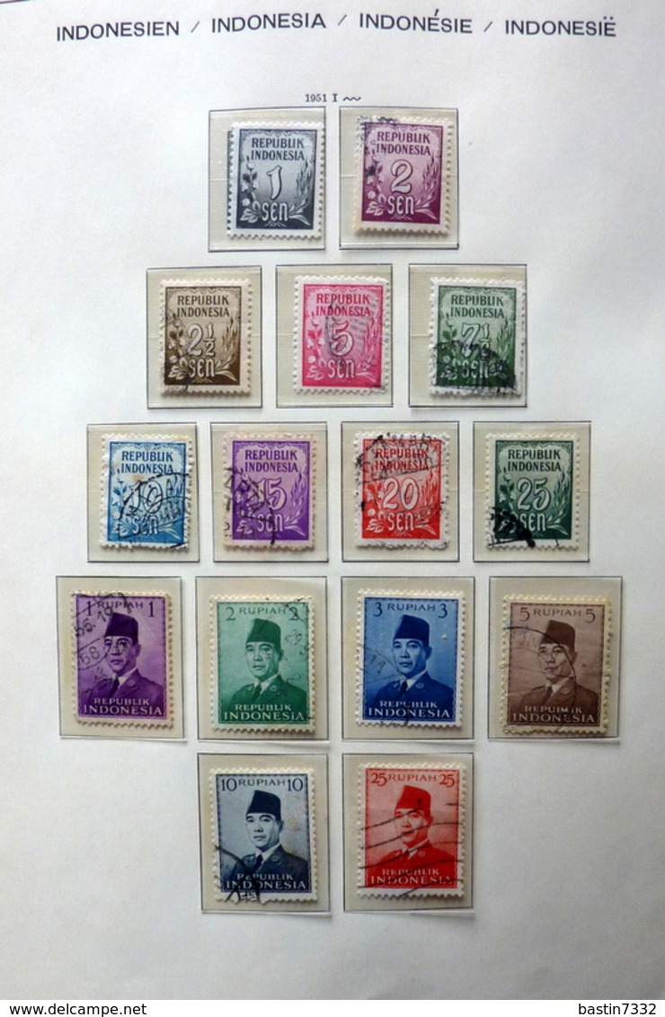 Indonesia/Indonesië Collection In Schaubek Album - Collections (with Albums)