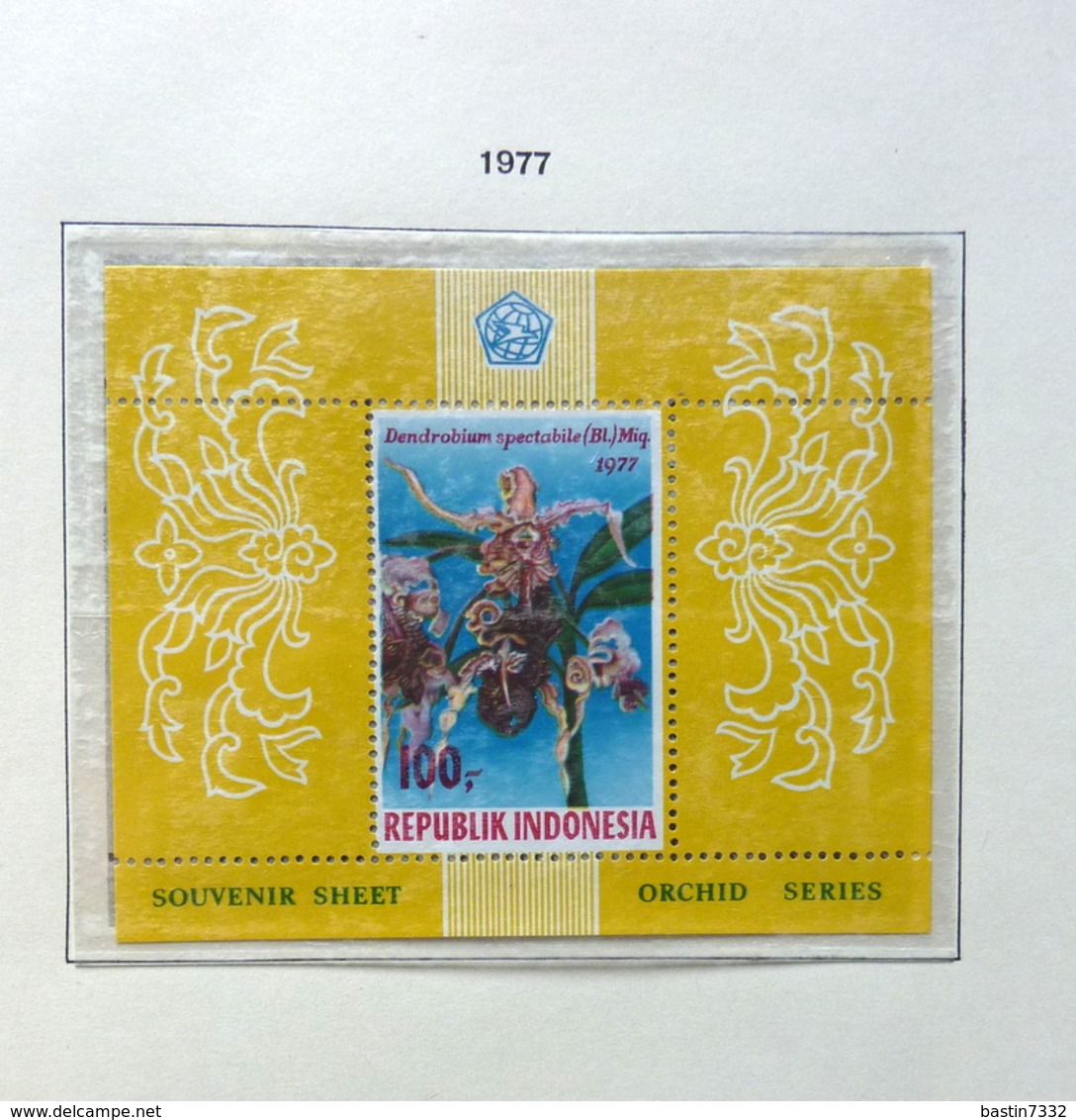 Indonesia/Indonesië collection in Schaubek album