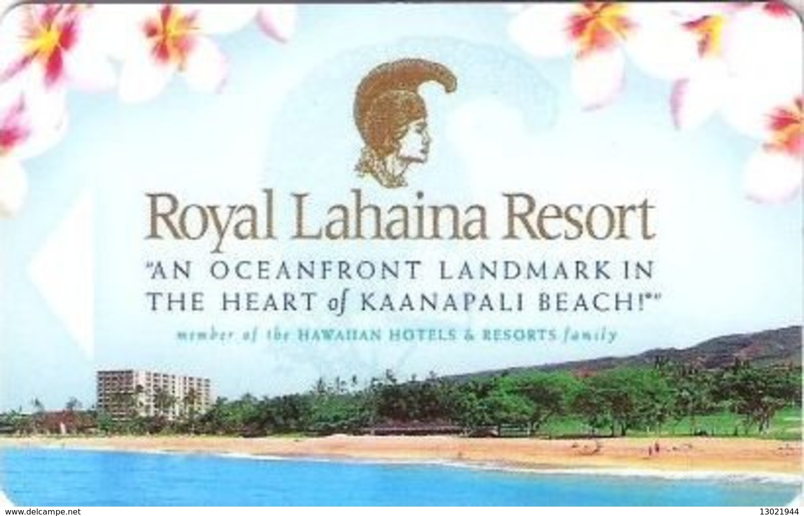 STATI UNITI KEY HOTEL   Royal Lahaina Resort      Hawaiian Hotels - Cartes D'hotel