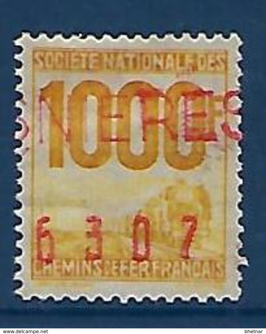 FR Petits Colis YT 26 " 1000F. Jaune " 1944-47 Oblitéré - Used