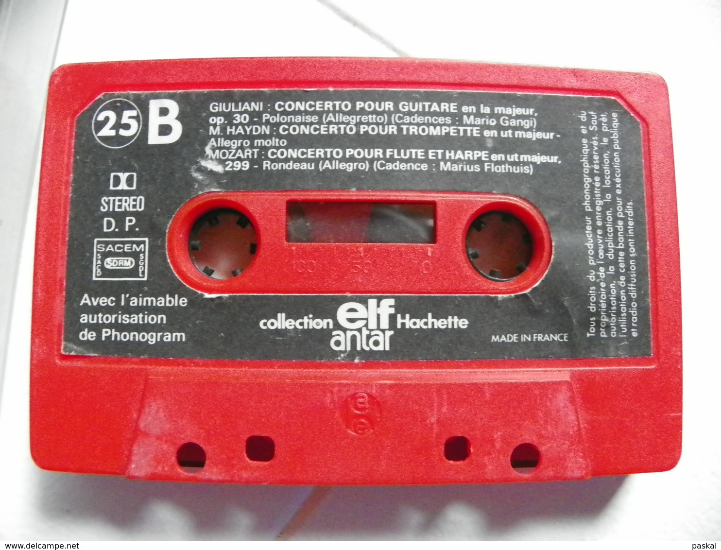 Cassette Audio ELF ANTAR - Cassettes Audio