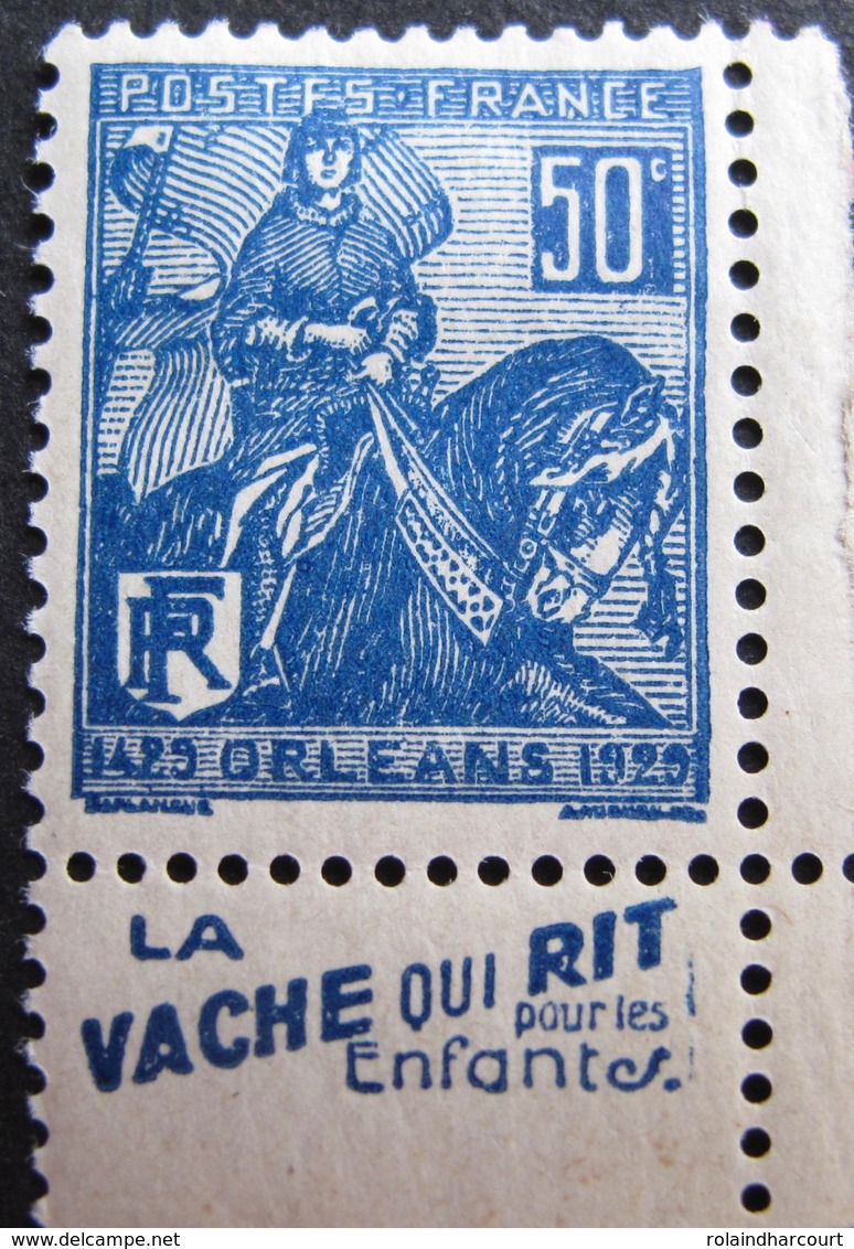 R1680/267 - 1929 - JEANNE D'ARC - N°257 (I) CdF NEUF* - Neufs