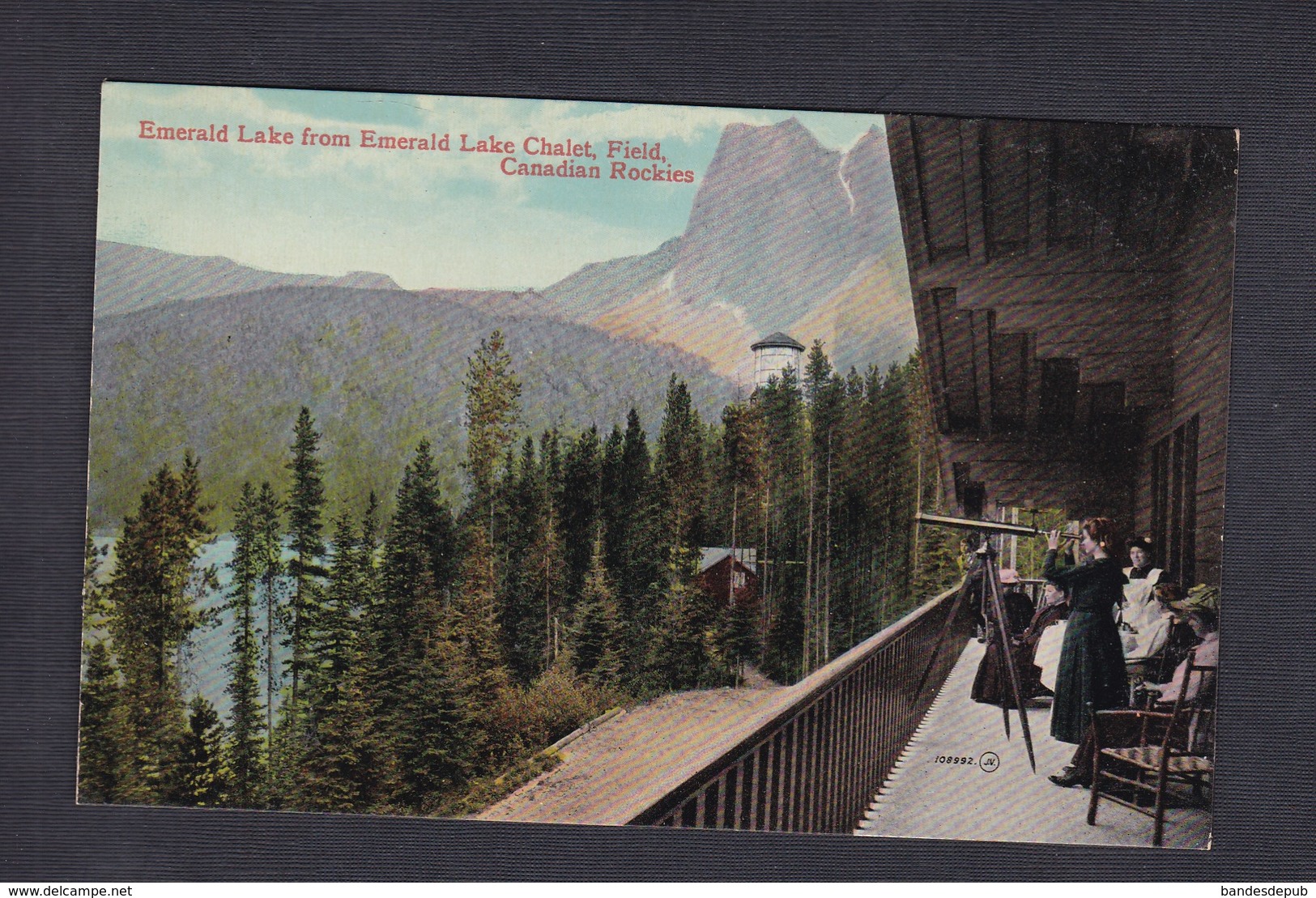 Canada Emerald Lake From Emerald Lake Chalet Field ( Rocheuses Canadiennes Animée Longue Vue Valentines And Sons) - Autres & Non Classés