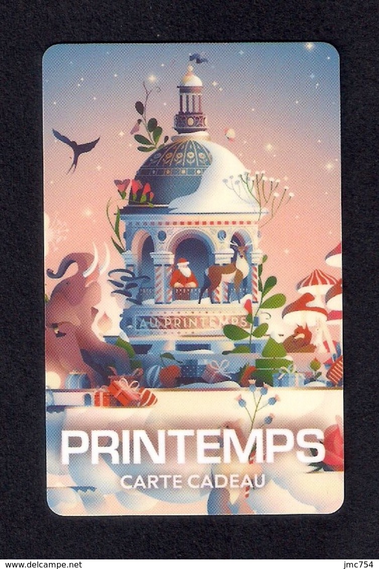 Carte Cadeau  PRINTEMPS.   Noël 2018.   Gift Card. - Gift Cards
