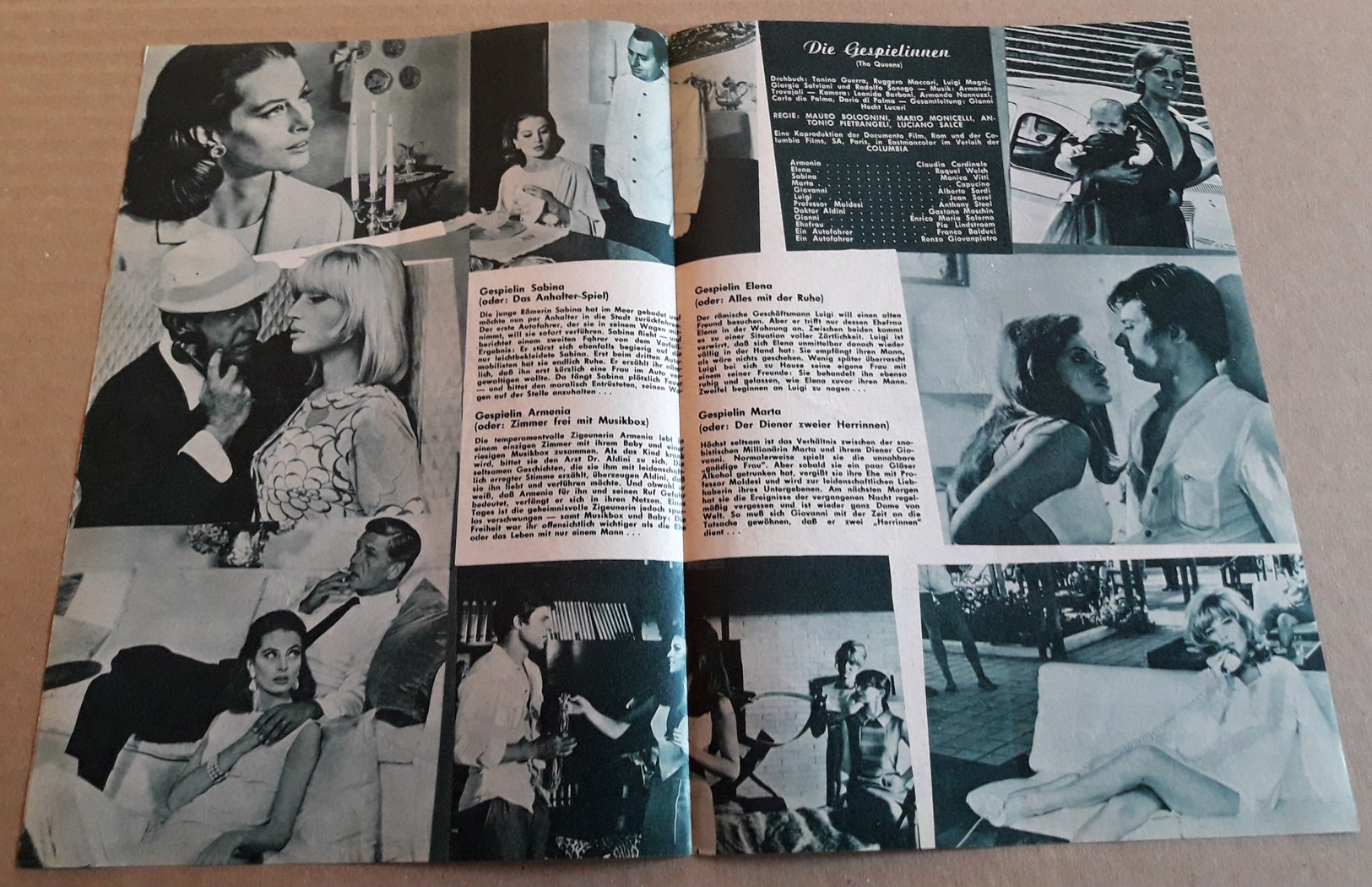 CLAUDIA CARDINALE In "Die Gespielinnen (The Queens)" Mit Raquel Welch, Monica Vitti | NFP-Filmprogramm Von 1967 | Fp0033 - Magazines