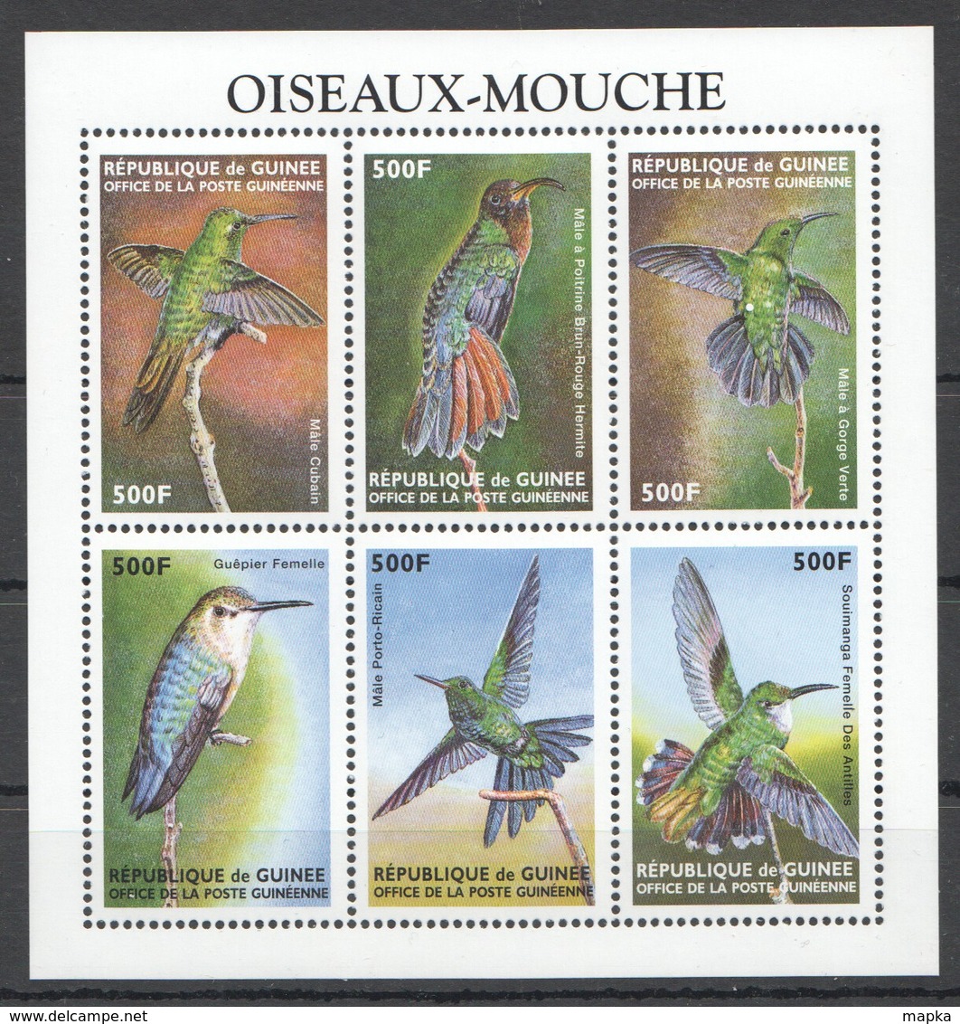 X846 DE GUINEE FAUNA BIRDS OISEAUX-MOUCHE 1KB MNH - Sonstige & Ohne Zuordnung