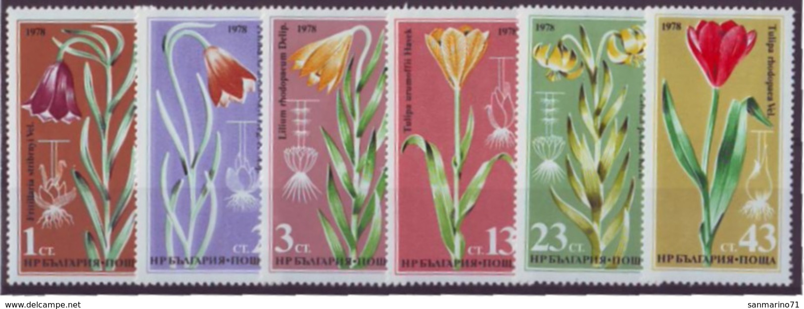 BULGARIA 2686-2691,unused,flora - Unused Stamps