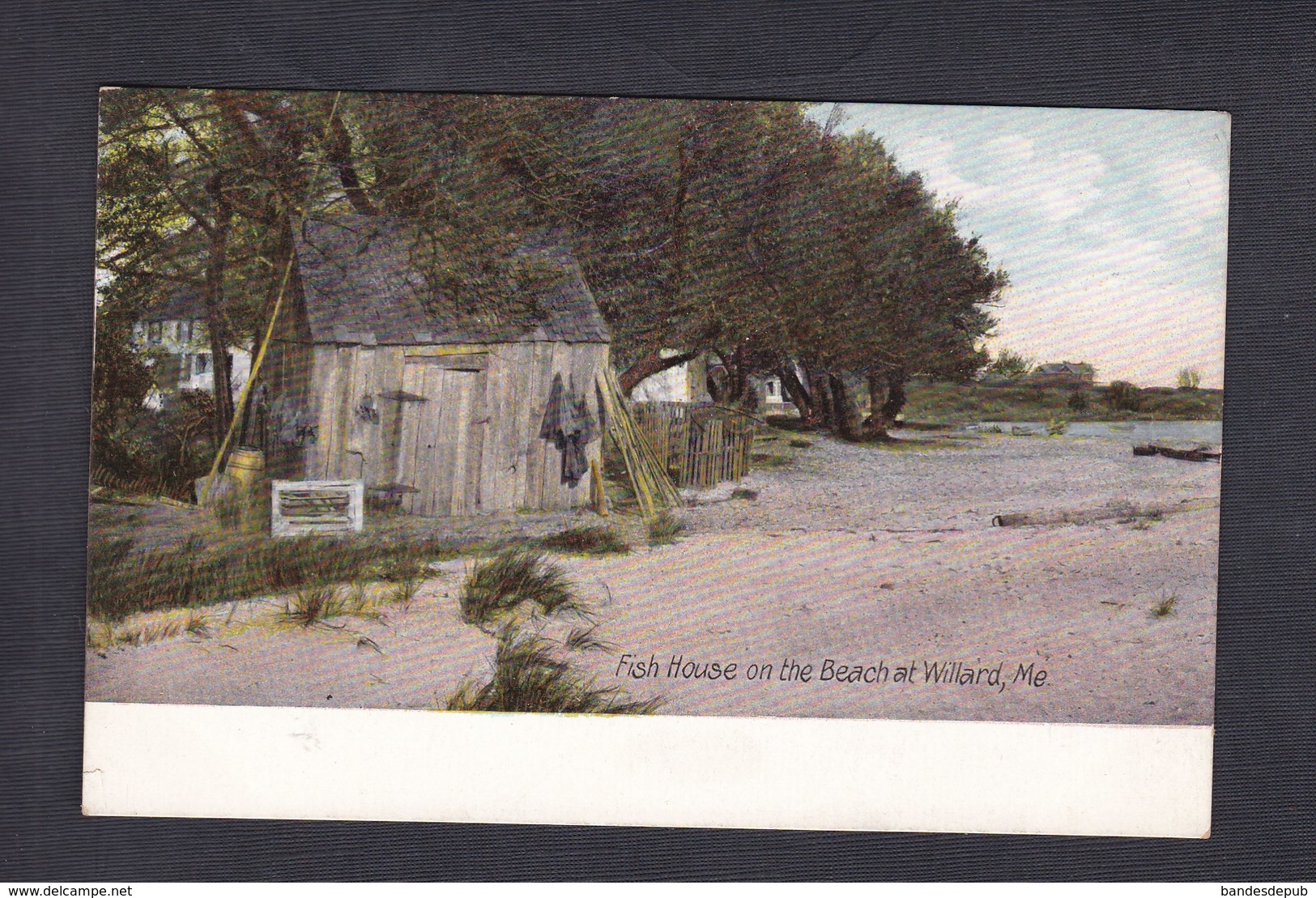 USA ME South Portland Fish House On The Beach At Willard ( The Hugh C. Leighton Co) - Portland