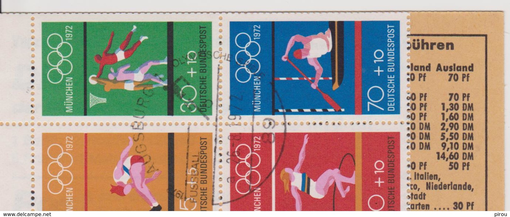 CARNET ALLEMAGNE JEUX OLYMPIQUES  DE MUNICH 1972 - Ete 1972: Munich