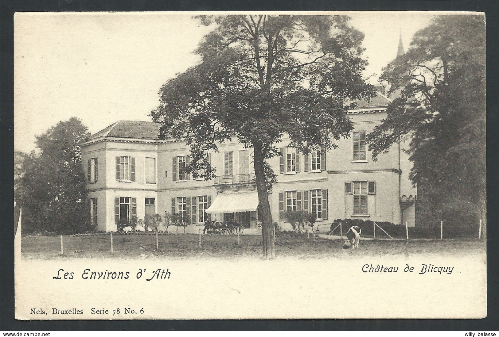 +++ CPA - Environs D' ATH - Château De Blicquy - Nels Série 78 N° 6  // - Ath