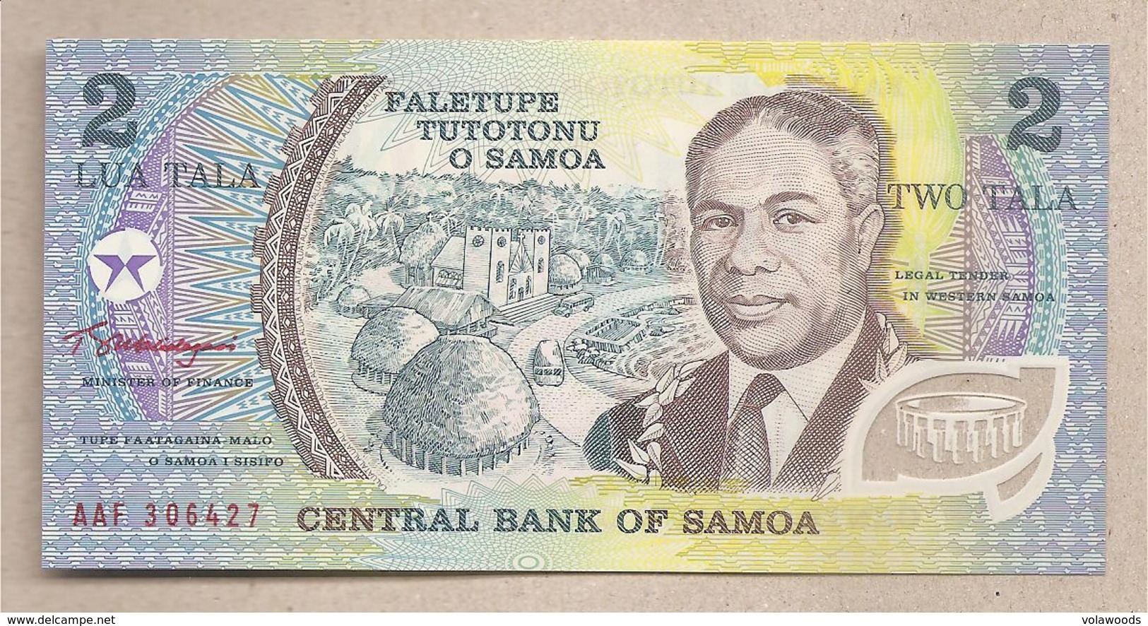 Samoa - Banconota Non Circolata FdS Da 2 Tala P-31e - 1990 - Samoa