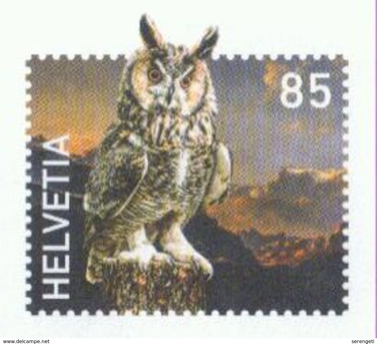 Schweiz GS 'Uhu' / Switzerland PSE 'Eagle Owl' **/MNH 2018 - Búhos, Lechuza