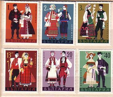 1968  COSTUMES  6v.-MNH  BULGARIA  / Bulgarie - Disfraces