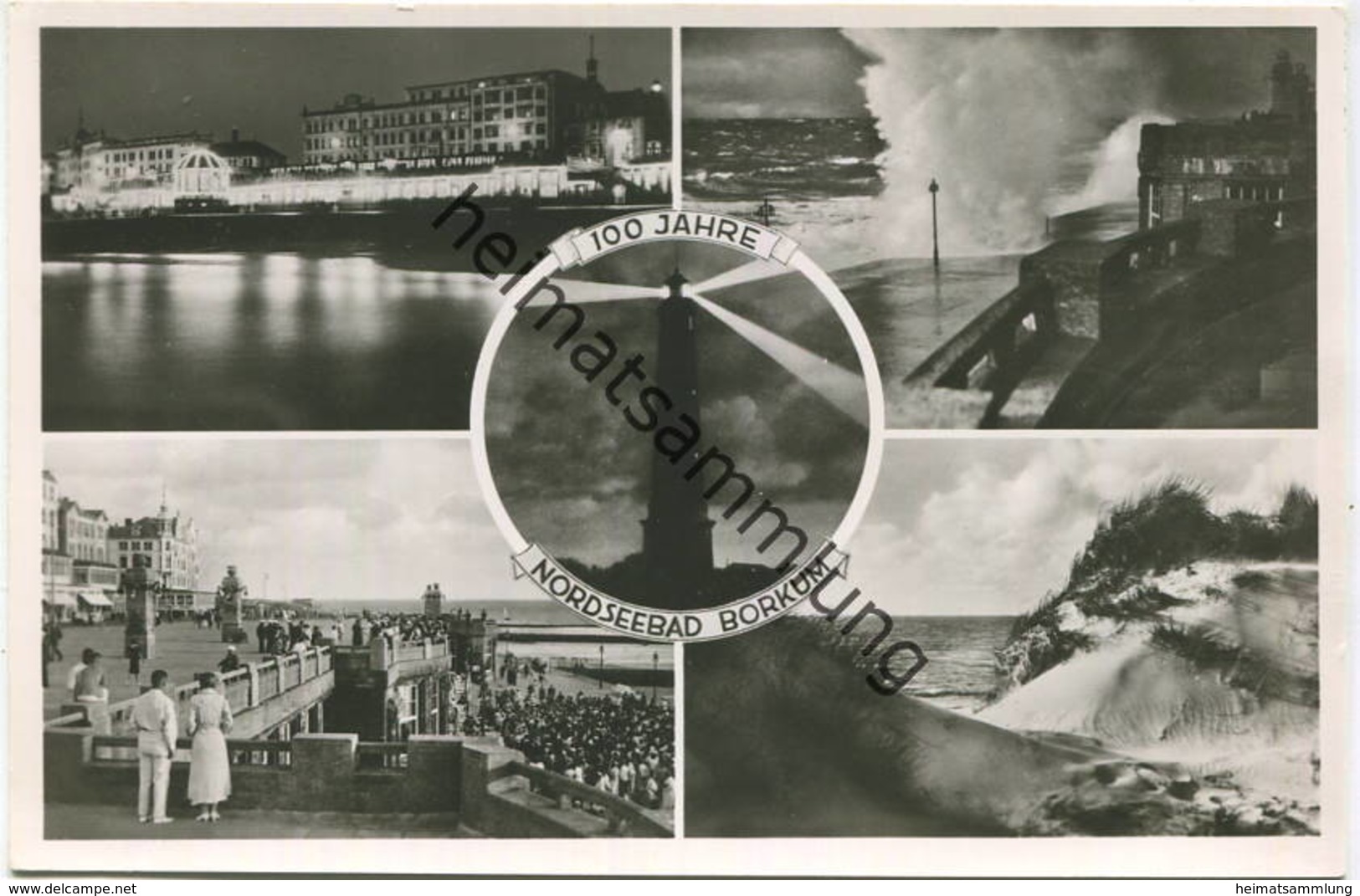 Borkum - 100 Jahre Nordseebad - Foto-AK - Verlag E. Rubin Lübeck - Borkum