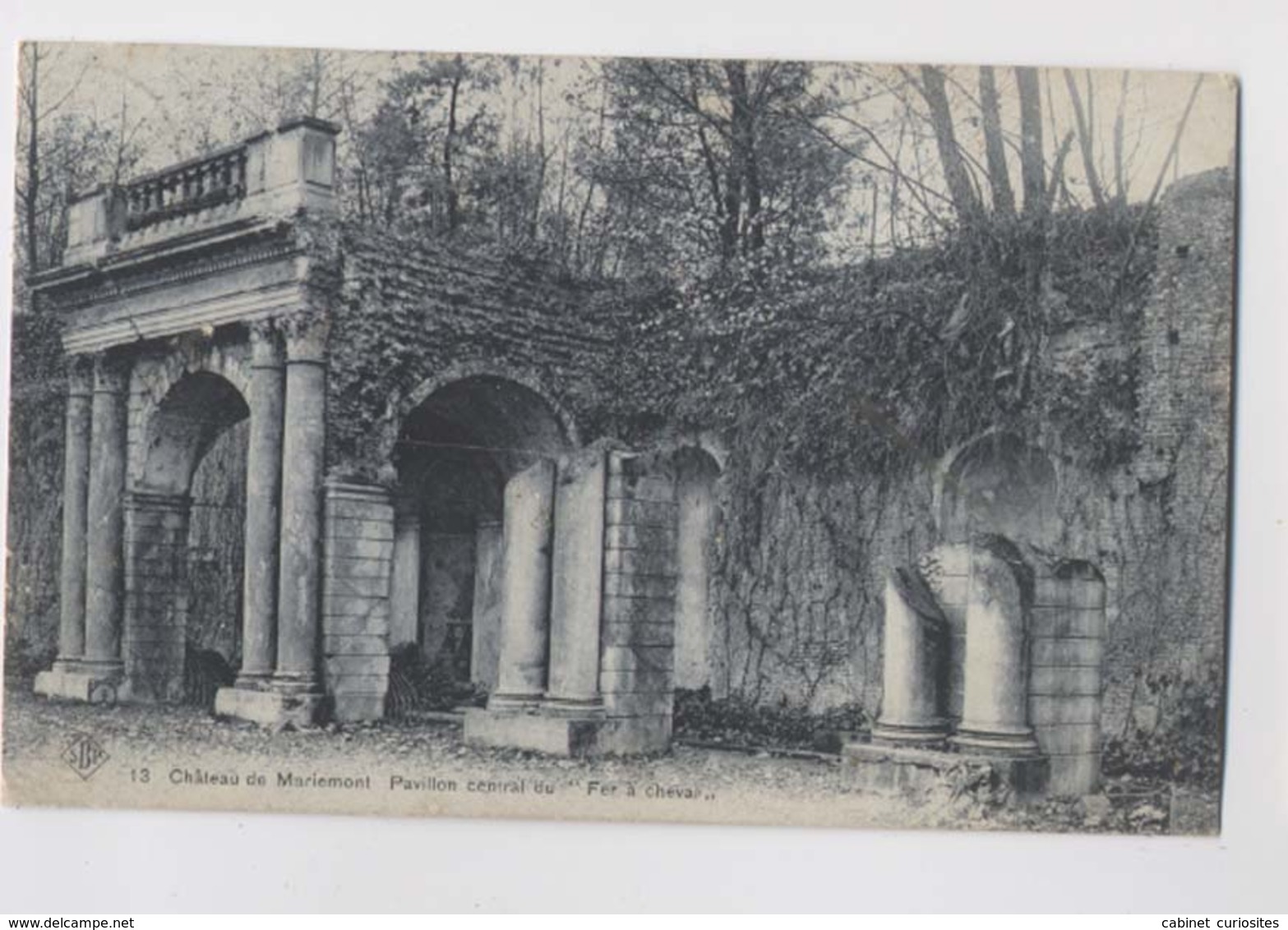 MORLANWELZ  - 1907 - Château De Mariemont - Pavillon Central Du Fer à Cheval - Morlanwelz