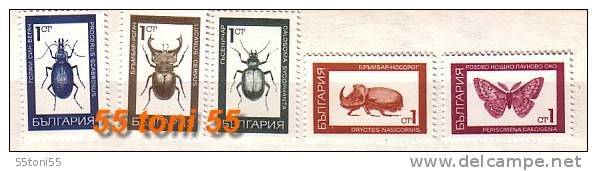 1968 Insects  5v.-  MNH Bulgaria / Bulgarie - Neufs