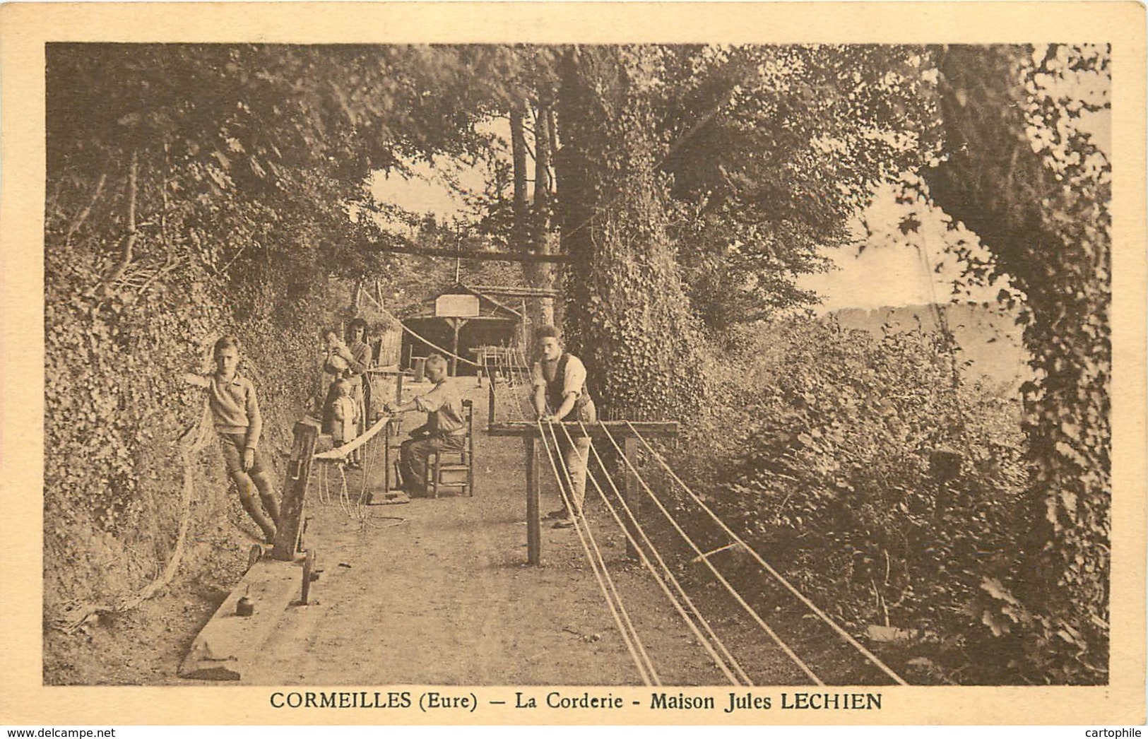 27 - CORMEILLES - La Corderie - Maison Jules Lechien En 1935 - Autres & Non Classés