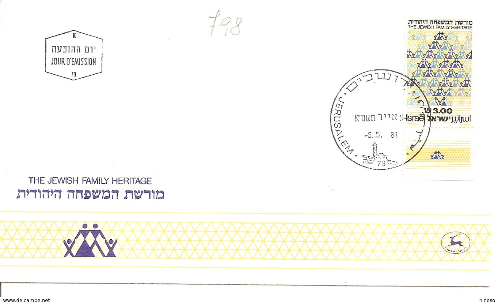 ISRAELE, ISRAEL 1981 - FDC