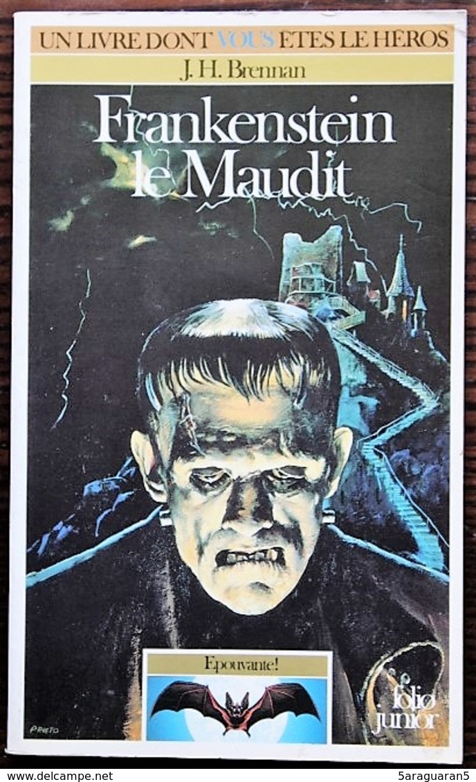 LDVELH - Epouvante ! - 2 - Frankenstein Le Maudit - Gallimard 1989 - Andere & Zonder Classificatie