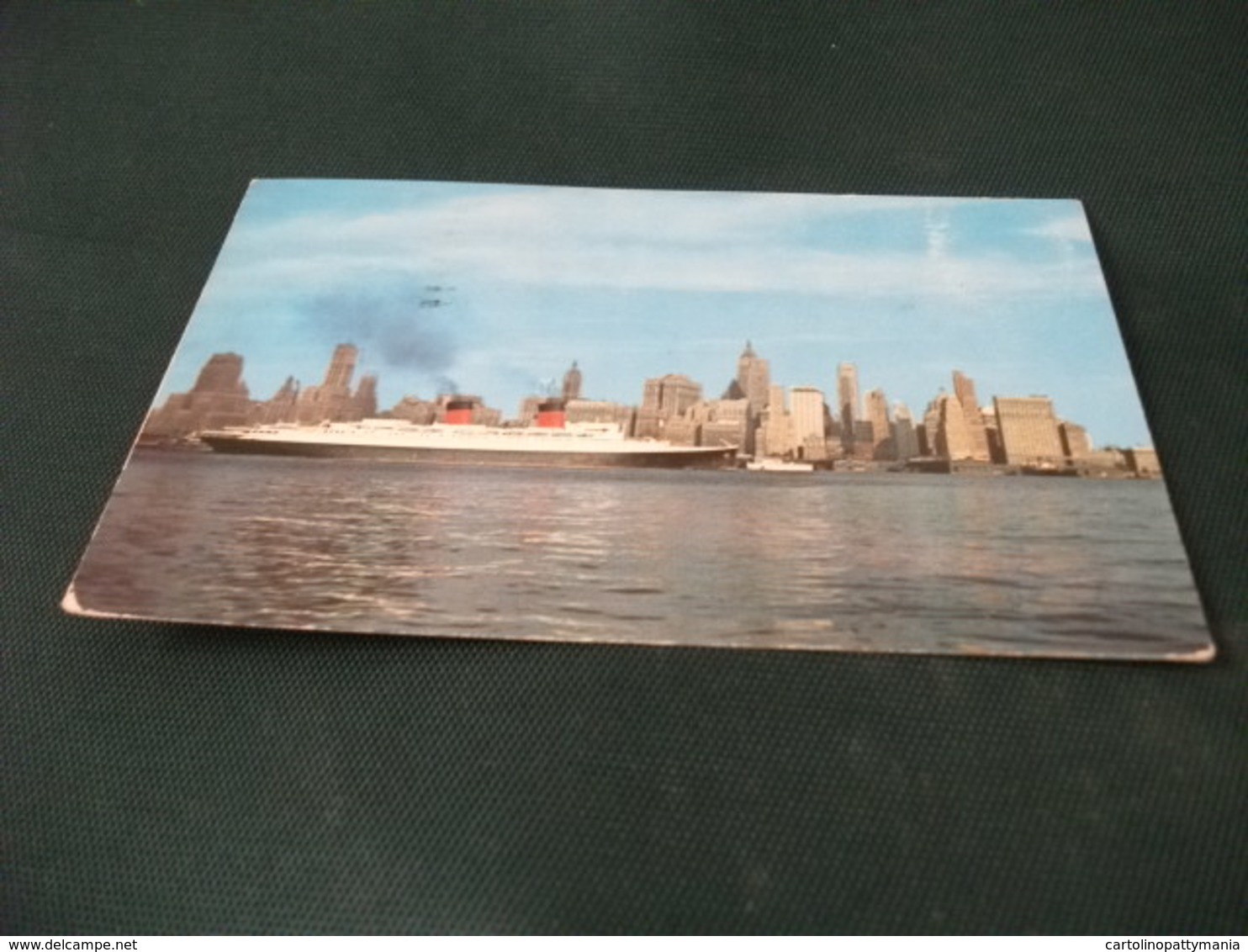 NAVE SHIP TRANSATLANTICO  S.S. ELIZABETH PORTO A NEW YORK CITY - Piroscafi