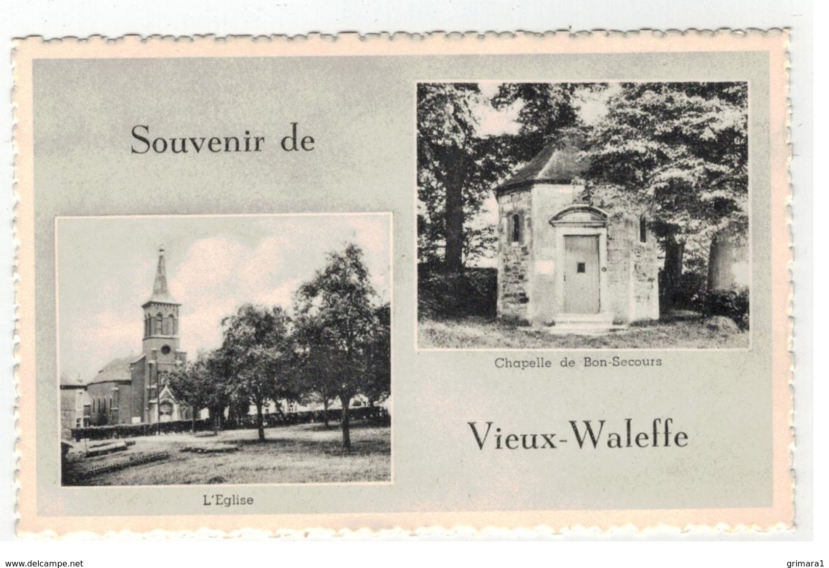 Vieux-Waleffe   Souvenir De Vieux-Waleffe   L'Eglise  Chapelle De Bon-Secours - Villers-le-Bouillet