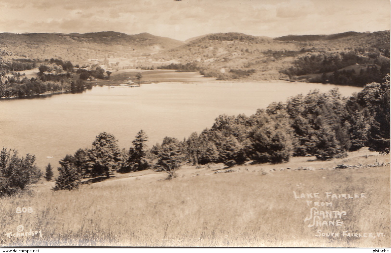 Real Photo RPPC - Vintage - Lake Fairlee Vermont From Shanty Shane - Excellent Condition - Year 1948 (?) - 2 Scans - Other & Unclassified