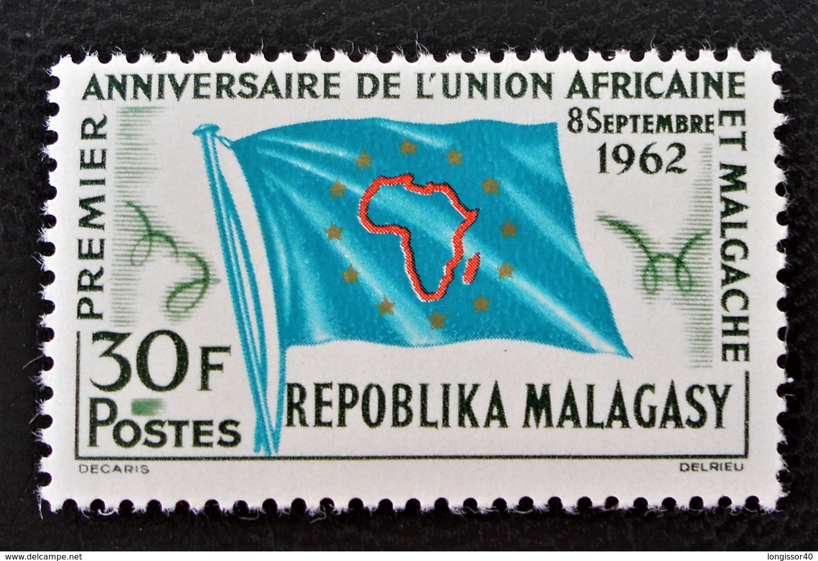 UNION AFRICAINE ET MALGACHE 1962 - NEUF ** - YT 370 - MI 485 - Madagascar (1960-...)