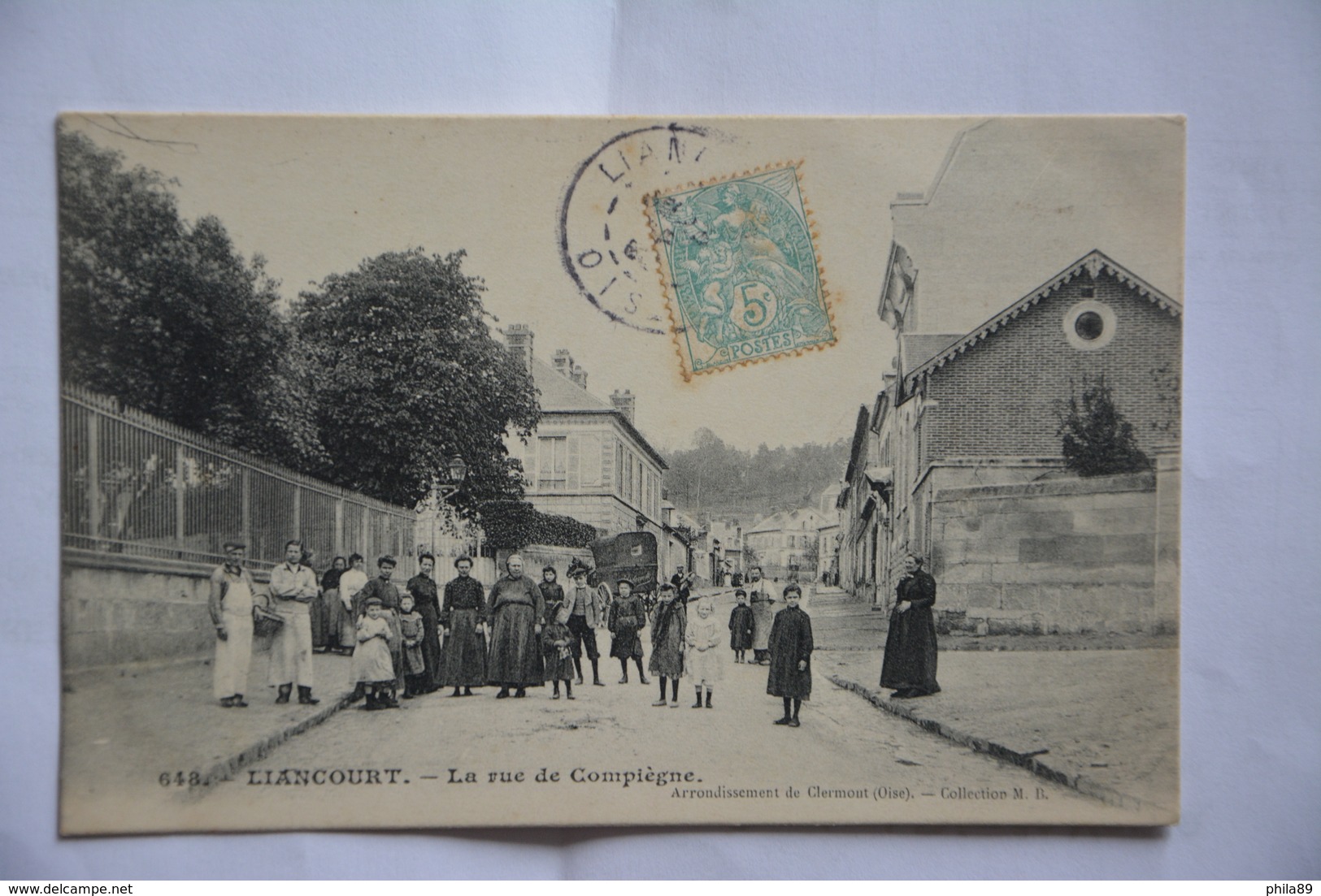 LIANCOURT-la Rue De Compiegne-tres Animee - Liancourt