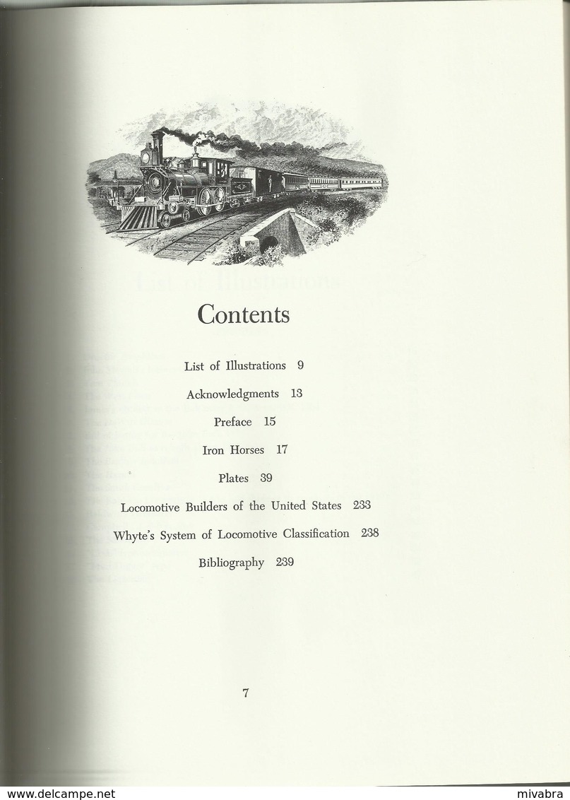 IRON HORSES AMERICAN LOCOMOTIVES 1829-1900 (RAILWAYS EISENBAHNEN CHEMIN DE FER DAMPFLOKOMOTIVEN STEAM LOCOMOTIVES VAPEUR - Railway