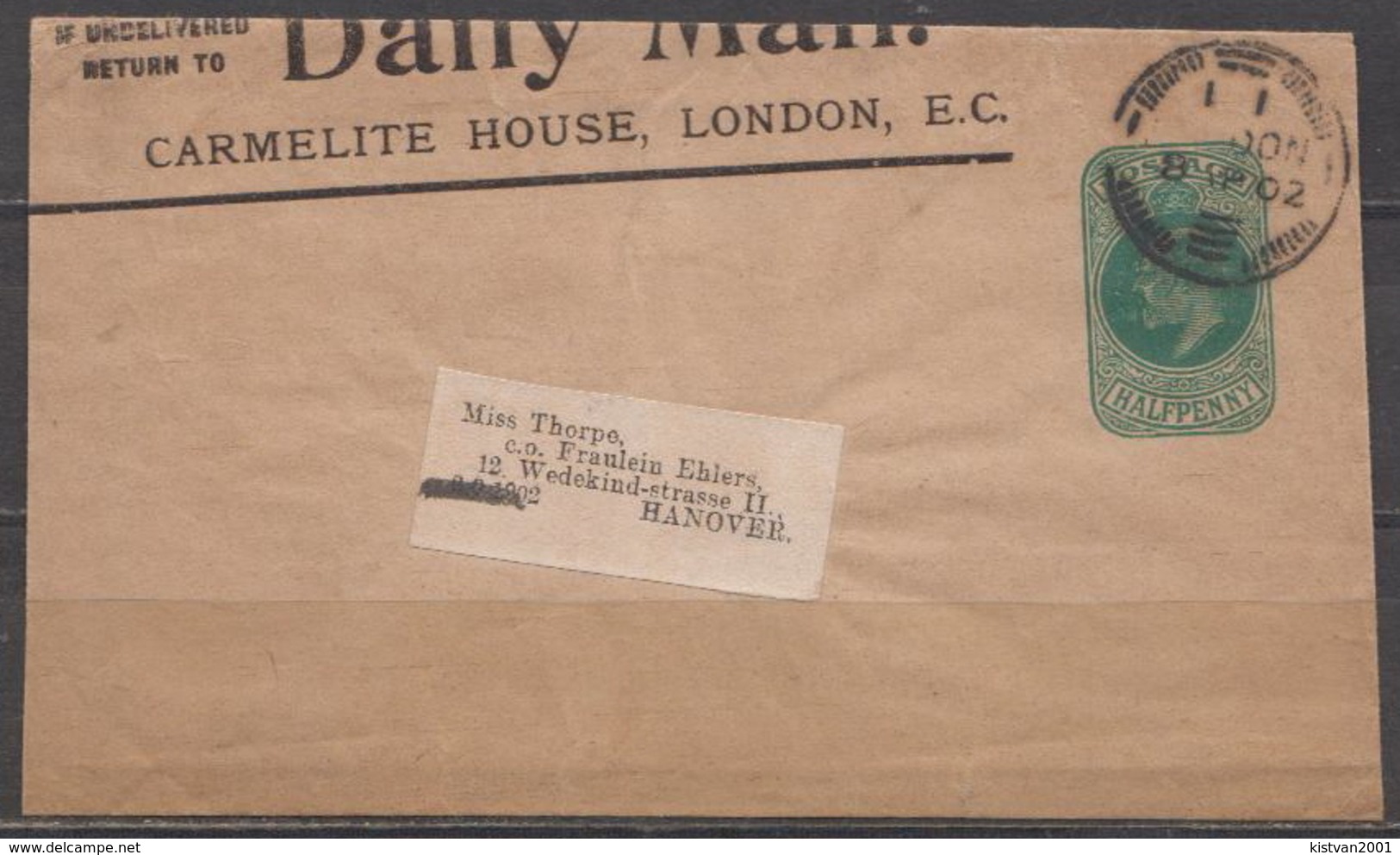 Great Britain Postal Stationery Wrapper - Covers & Documents