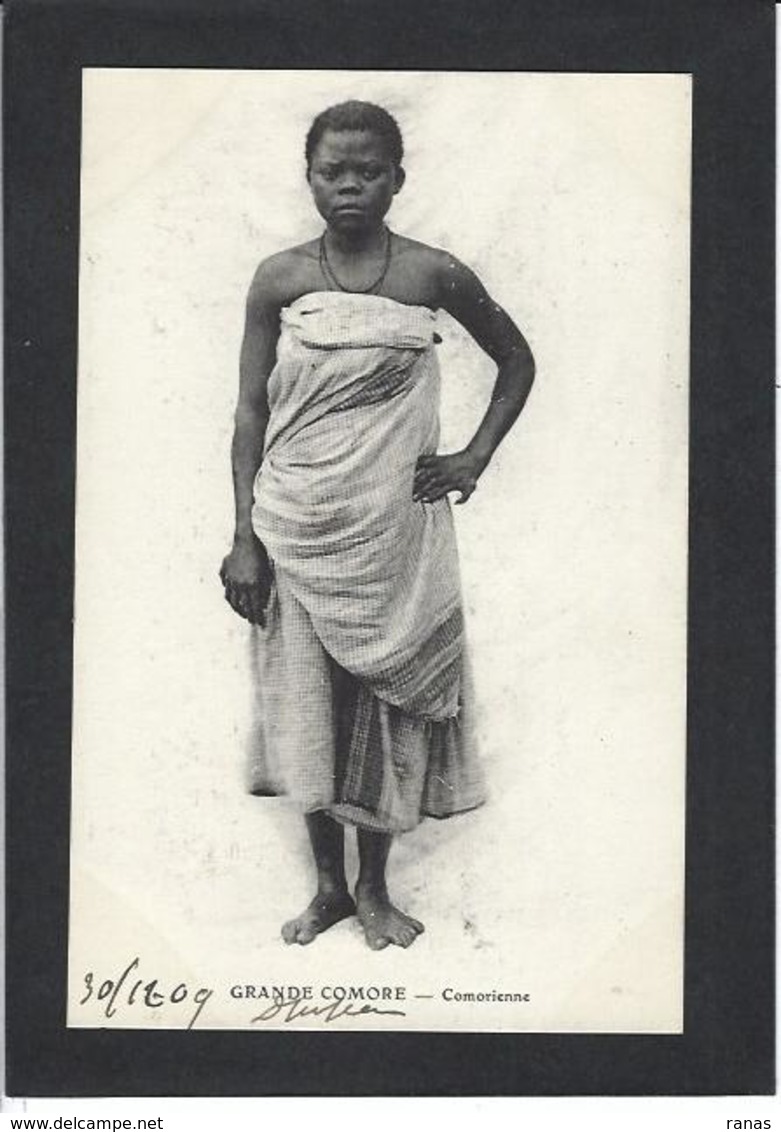 CPA Comores Type écrite - Comorre