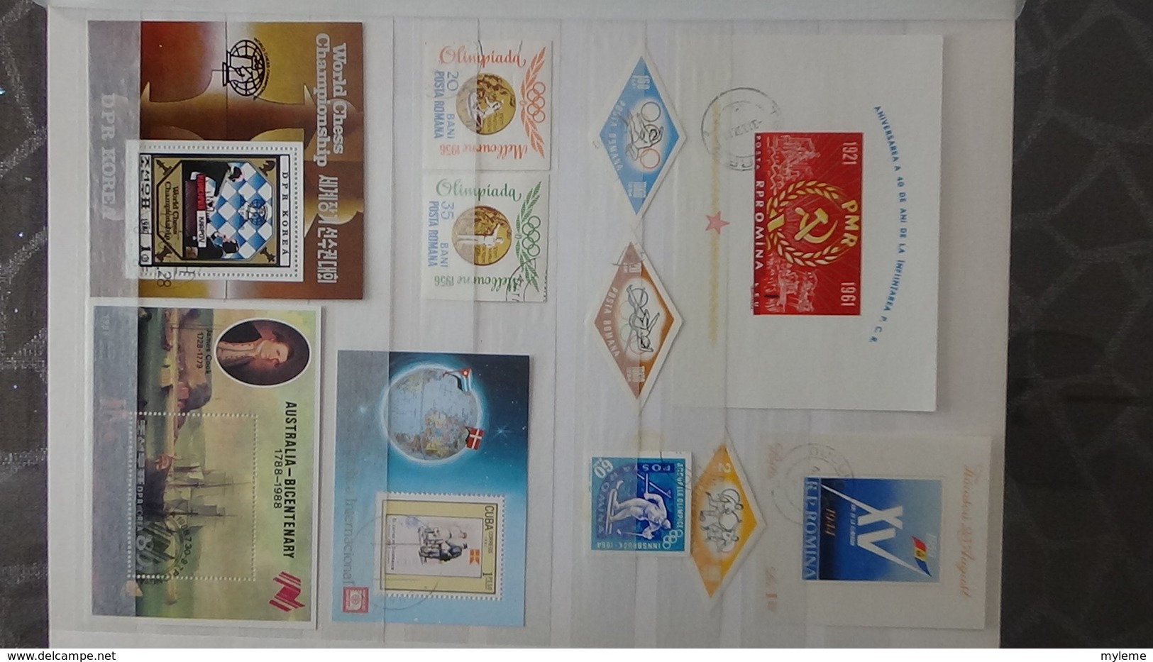 146 blocs et plusieurs timbres oblitérés de différents pays dont France 1/2 bloc Philatec 64 **. Voir commentaires !!!