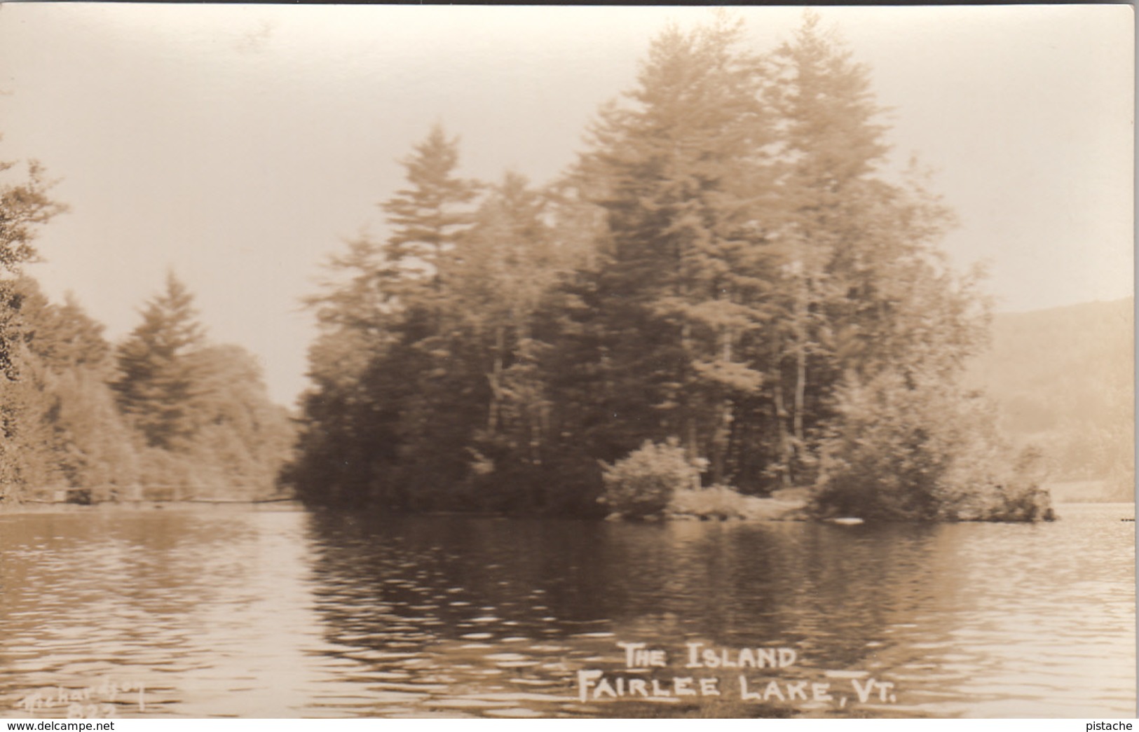 Real Photo RPPC - Vintage - The Island - Lake Fairlee Vermont - Excellent Condition - Year 1948 (?) - 2 Scans - Other & Unclassified