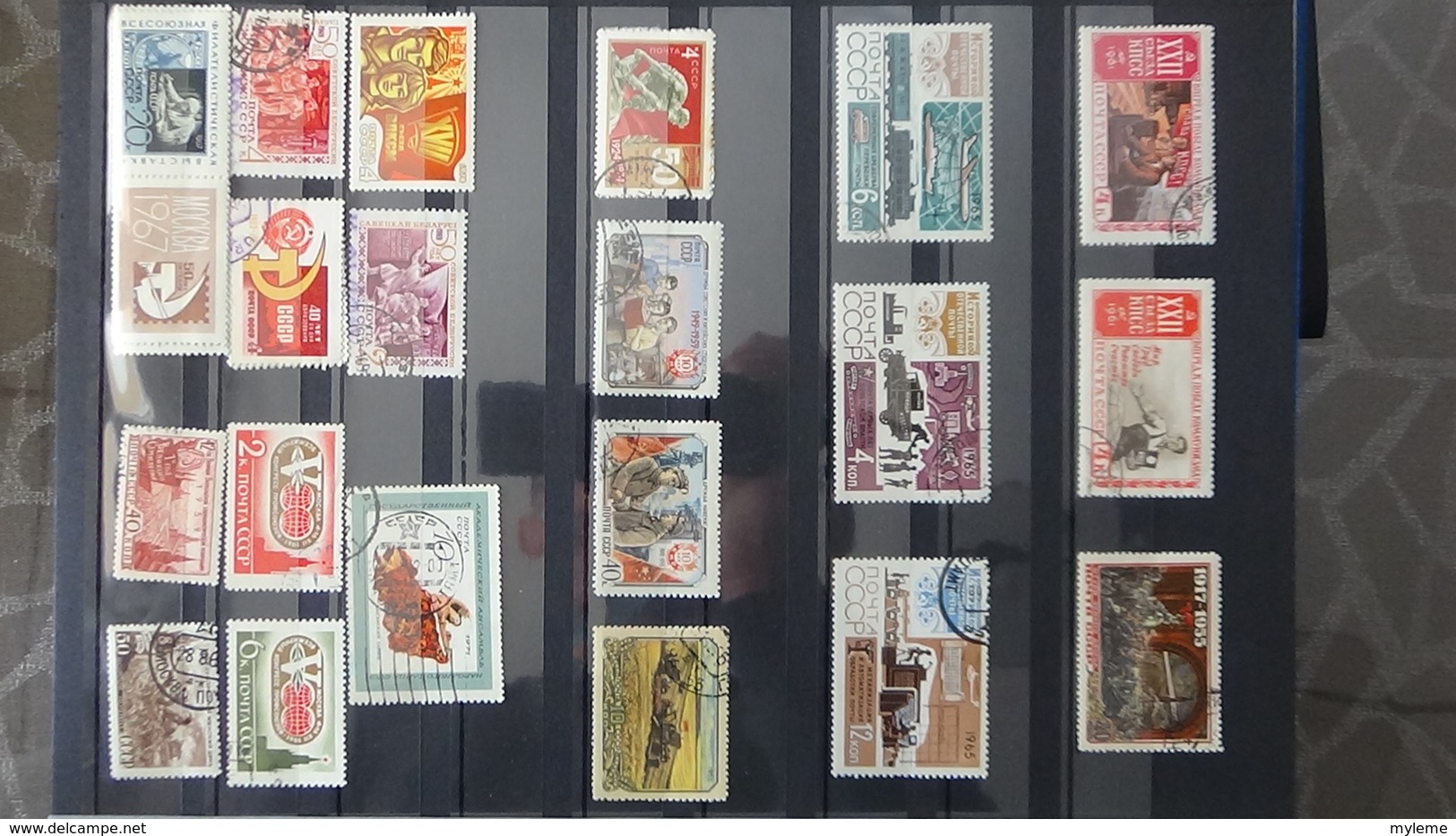 Timbres et blocs oblitérés de RUSSIE (NOYTA CCCP) Voir commentaires !!!