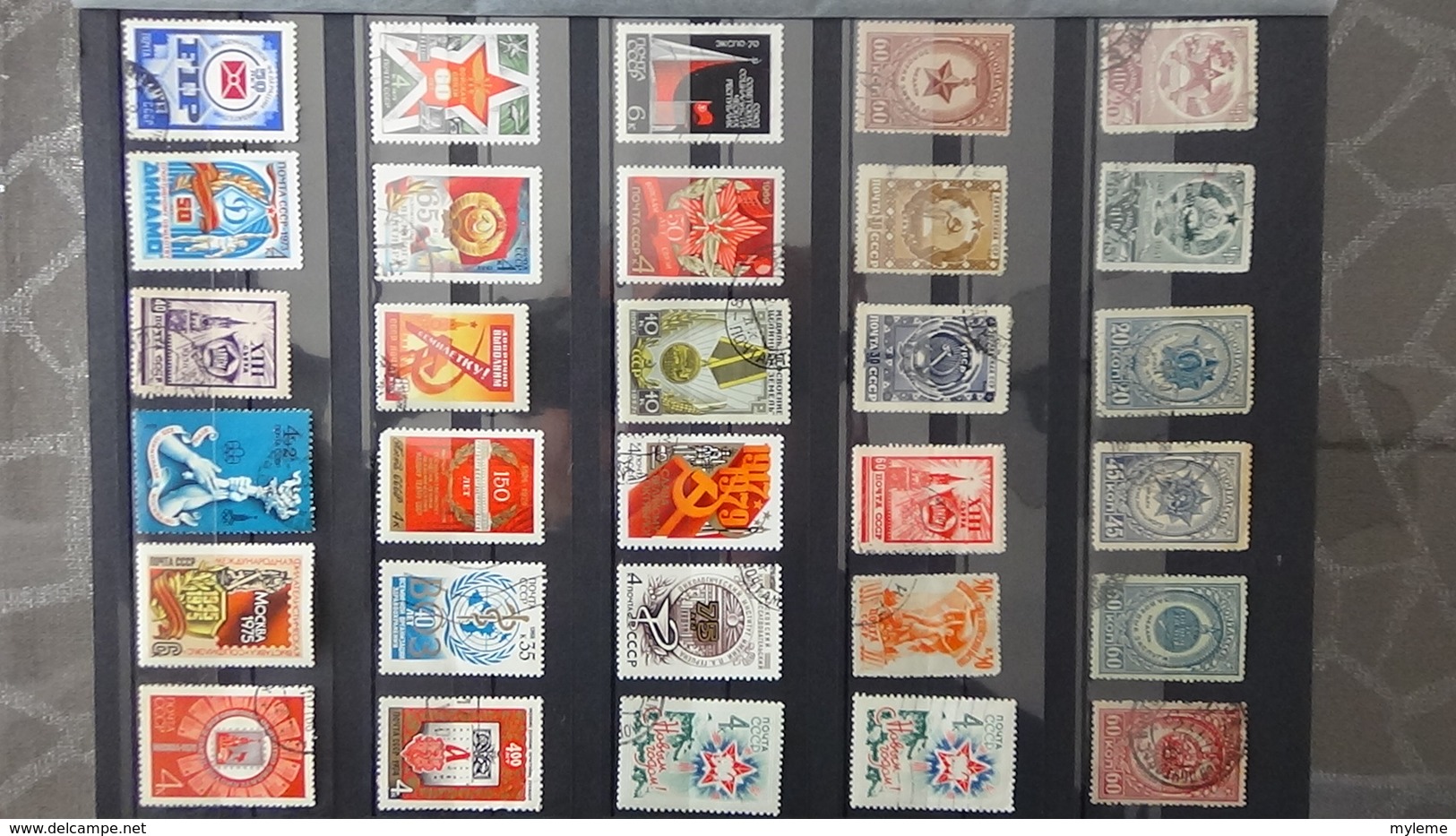 Timbres et blocs oblitérés de RUSSIE (NOYTA CCCP) Voir commentaires !!!