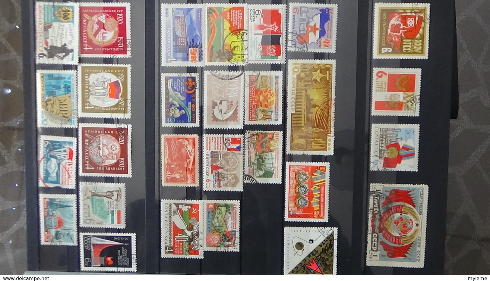 Timbres et blocs oblitérés de RUSSIE (NOYTA CCCP) Voir commentaires !!!