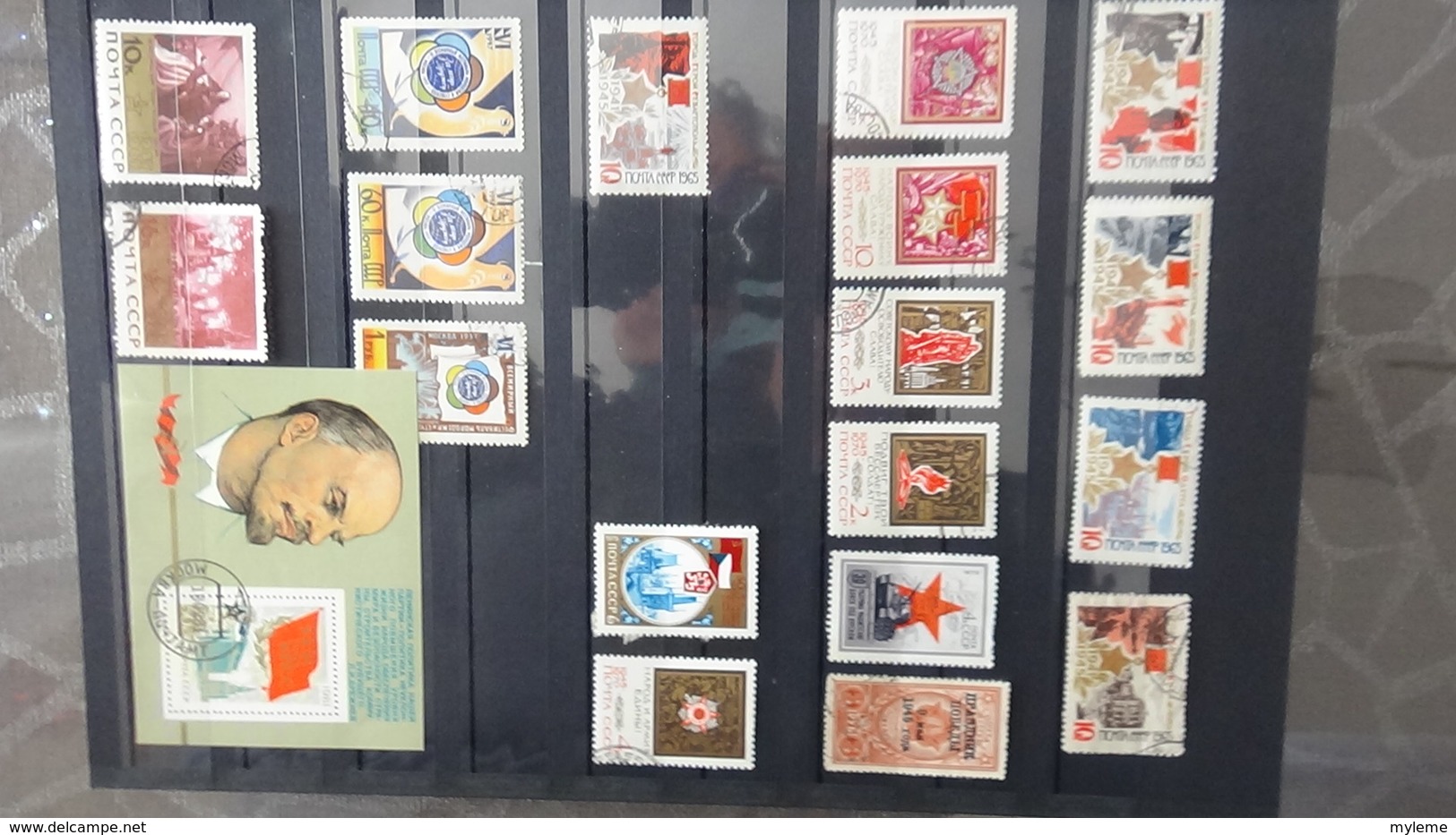 Timbres et blocs oblitérés de RUSSIE (NOYTA CCCP) Voir commentaires !!!