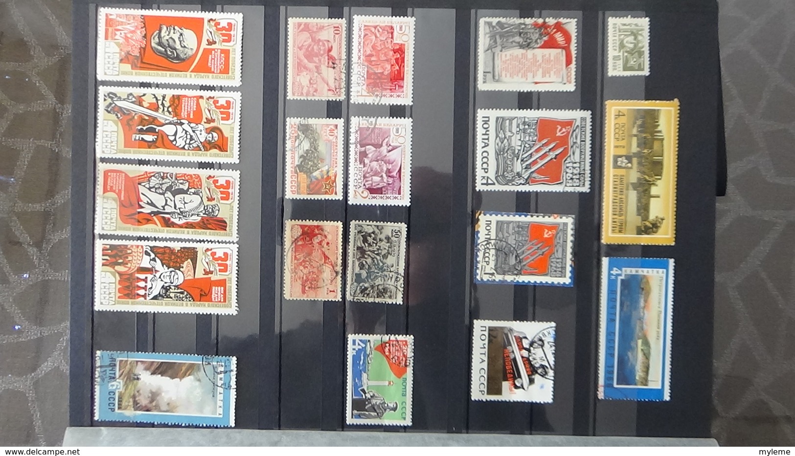 Timbres et blocs oblitérés de RUSSIE (NOYTA CCCP) Voir commentaires !!!