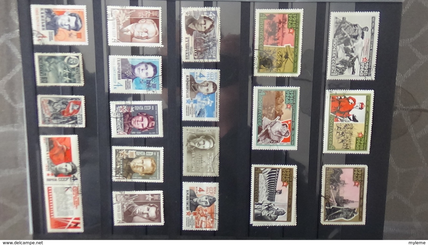 Timbres et blocs oblitérés de RUSSIE (NOYTA CCCP) Voir commentaires !!!