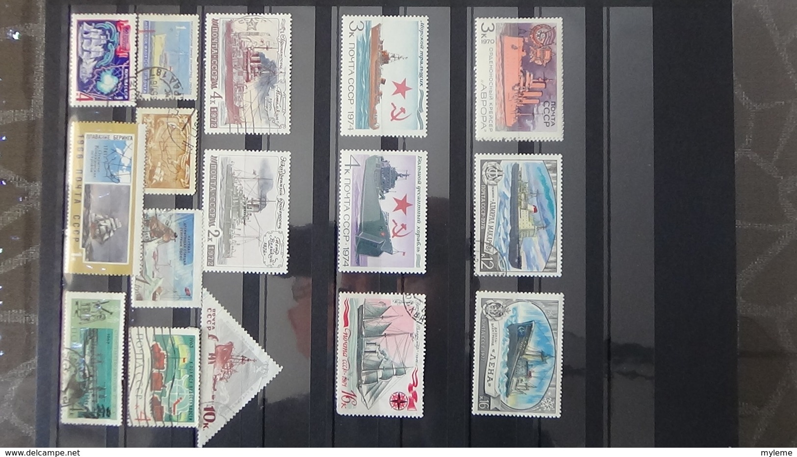 Timbres et blocs oblitérés de RUSSIE (NOYTA CCCP) Voir commentaires !!!