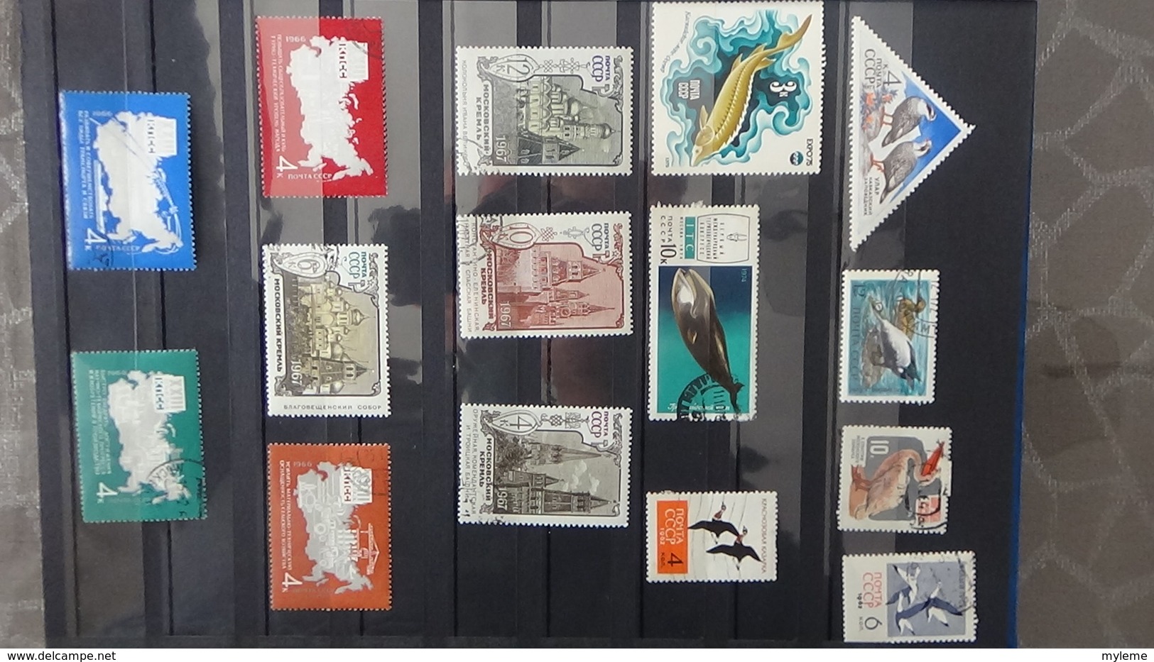 Timbres et blocs oblitérés de RUSSIE (NOYTA CCCP) Voir commentaires !!!