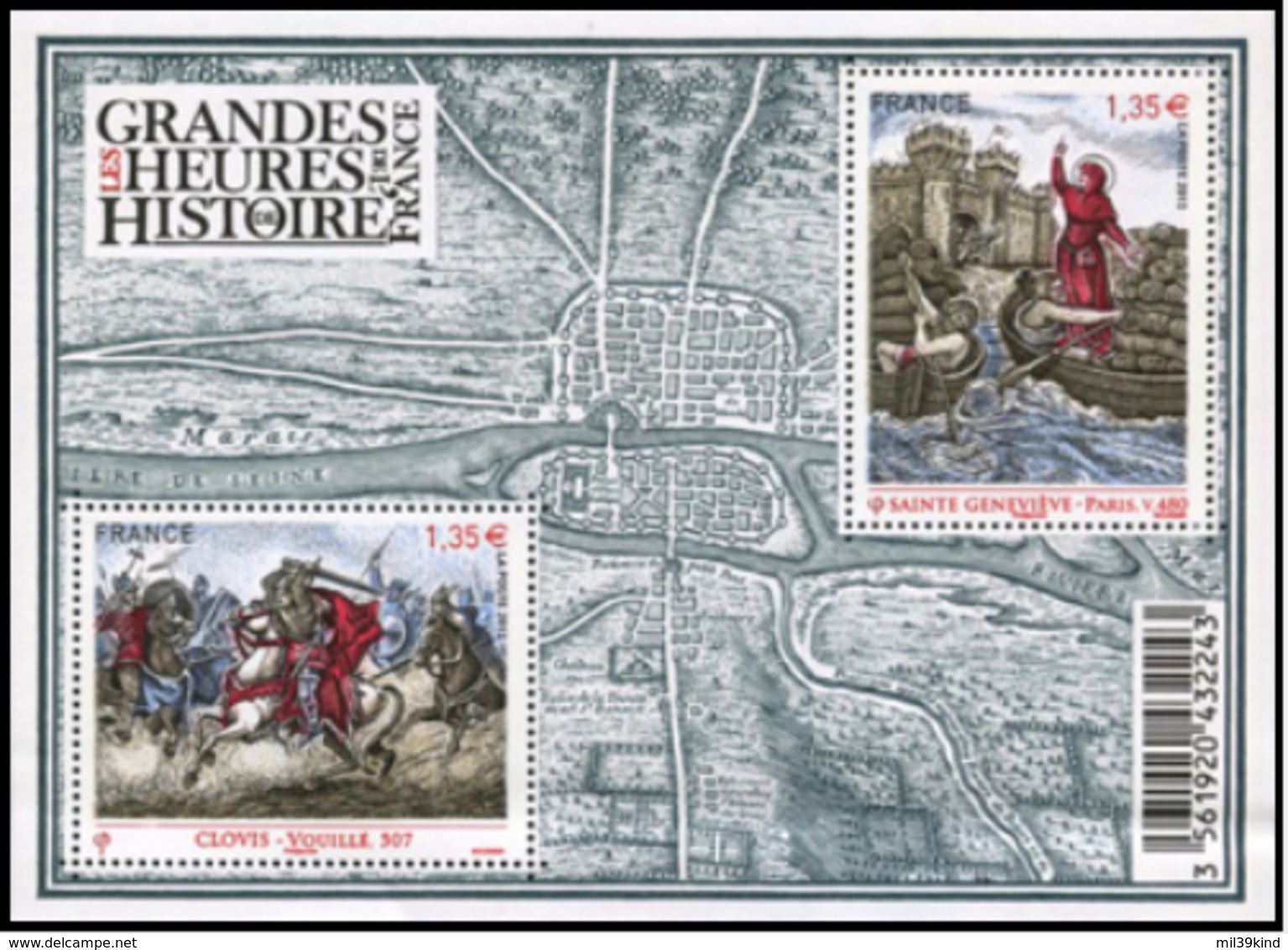 TIMBRE-FRANCE -  2012 - F4704 Feuille " Grandes Heures D'Histoire " 2012 Neuf** - Neufs