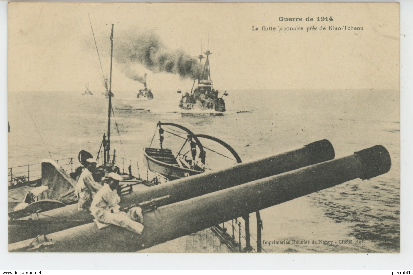 GUERRE 1914-18 - La Flotte Japonaise Près De KIAO TCHEOU - Guerre 1914-18