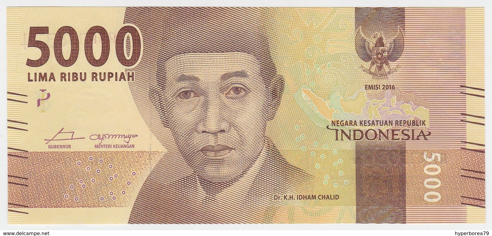 Indonesia NEW - 5000 5.000 Rupiah 2016 - UNC - Indonésie