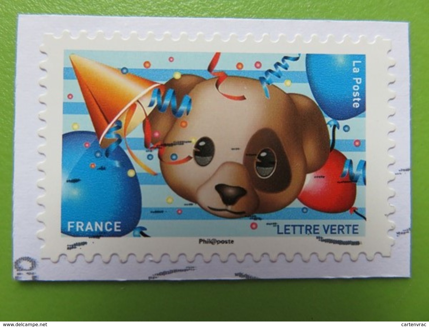 Timbre France YT 1566 - Emoji - Les Messagers De Vos émotions - Chien - Ballons - 2018 - Autres & Non Classés