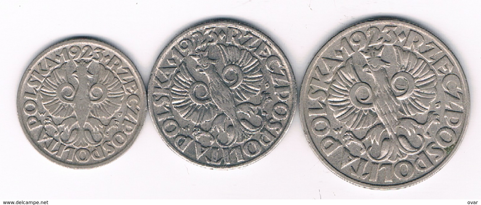 10,20 ,50 GROSZY 1923  POLEN /8711// - Pologne