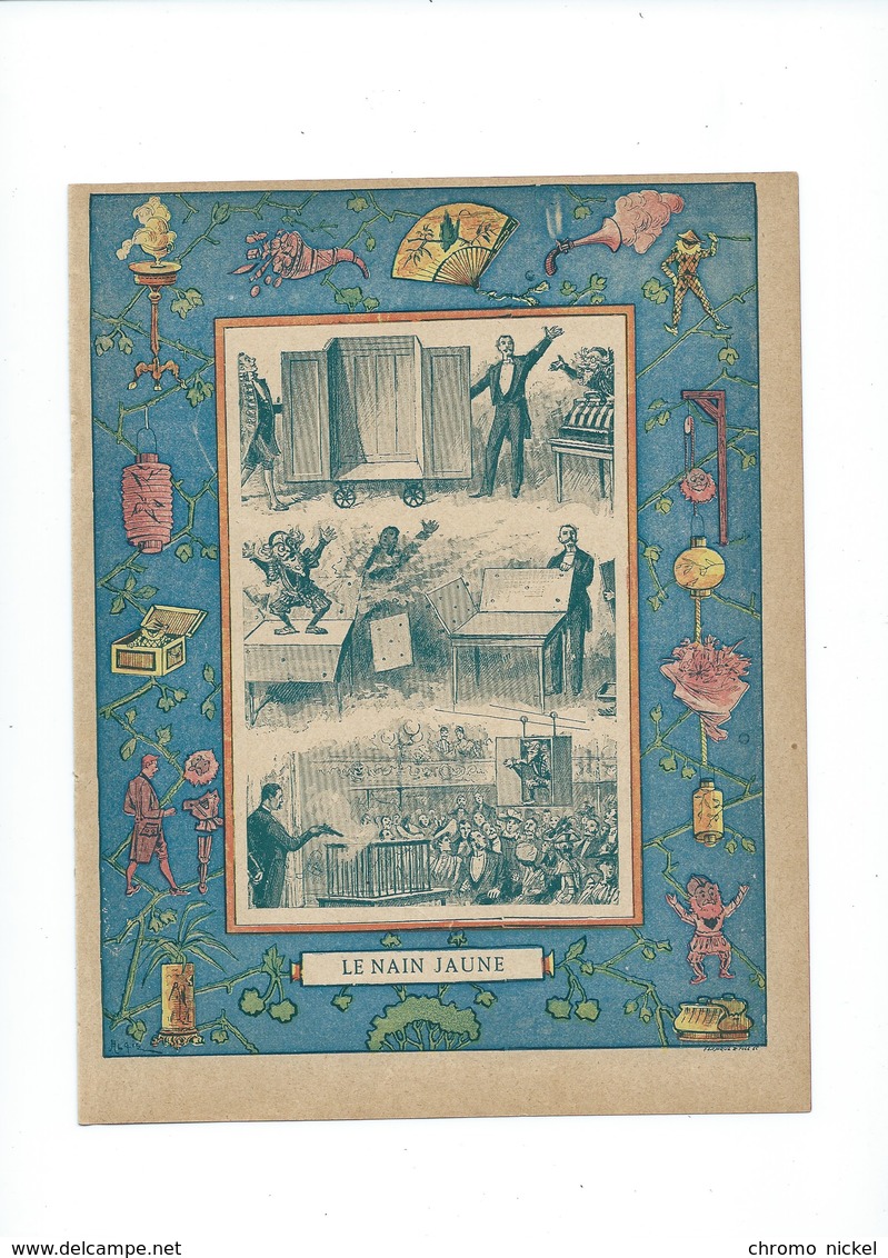 Le Nain Jaune Magie Prestidigitation  Méliès Théâtre Robert Houdin Protège-cahier Couverture 220 X 175 TB 3 Scans - Protège-cahiers