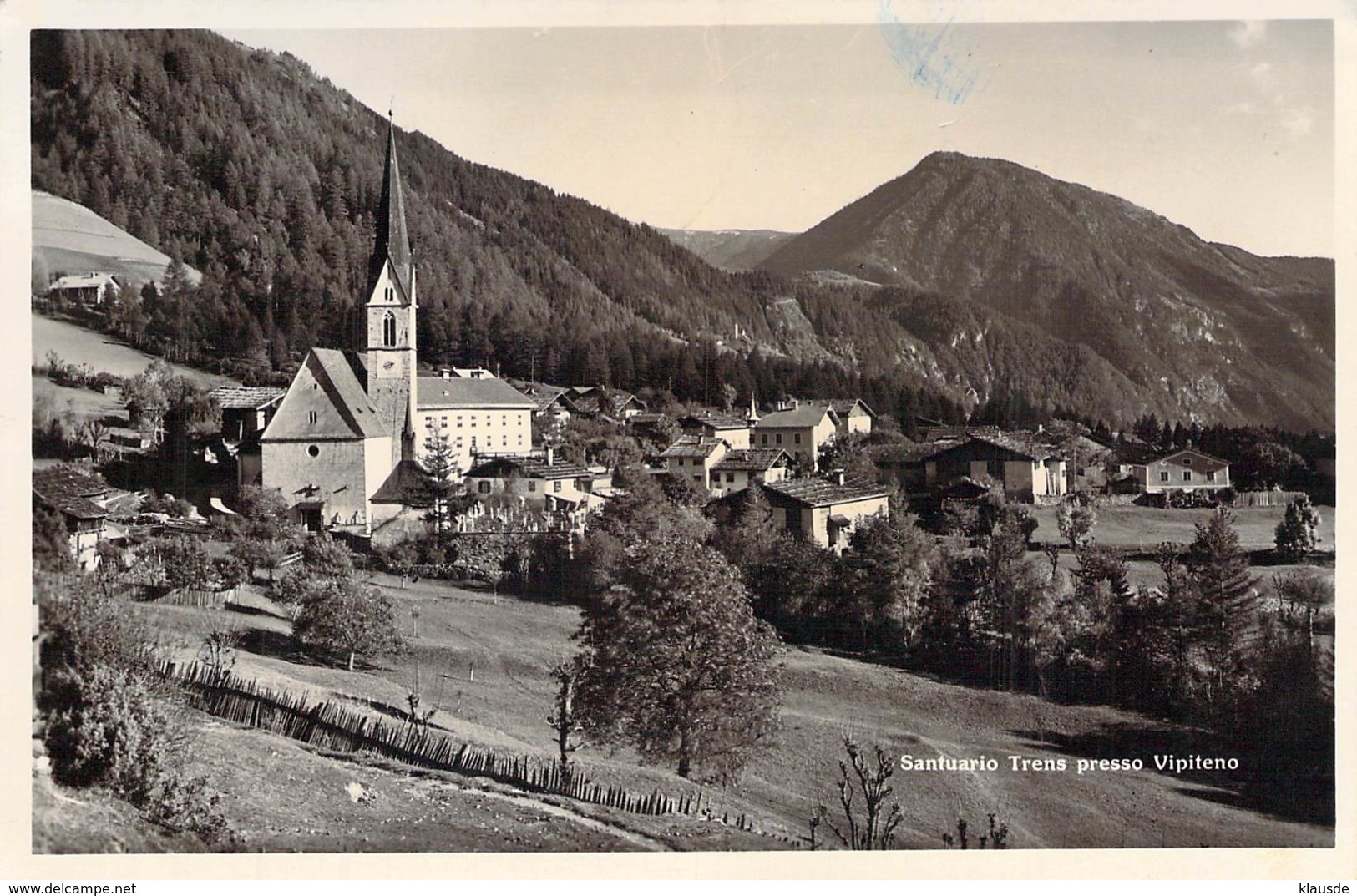 Santuario Trens Presso Vipiteno 1938 - Sonstige & Ohne Zuordnung