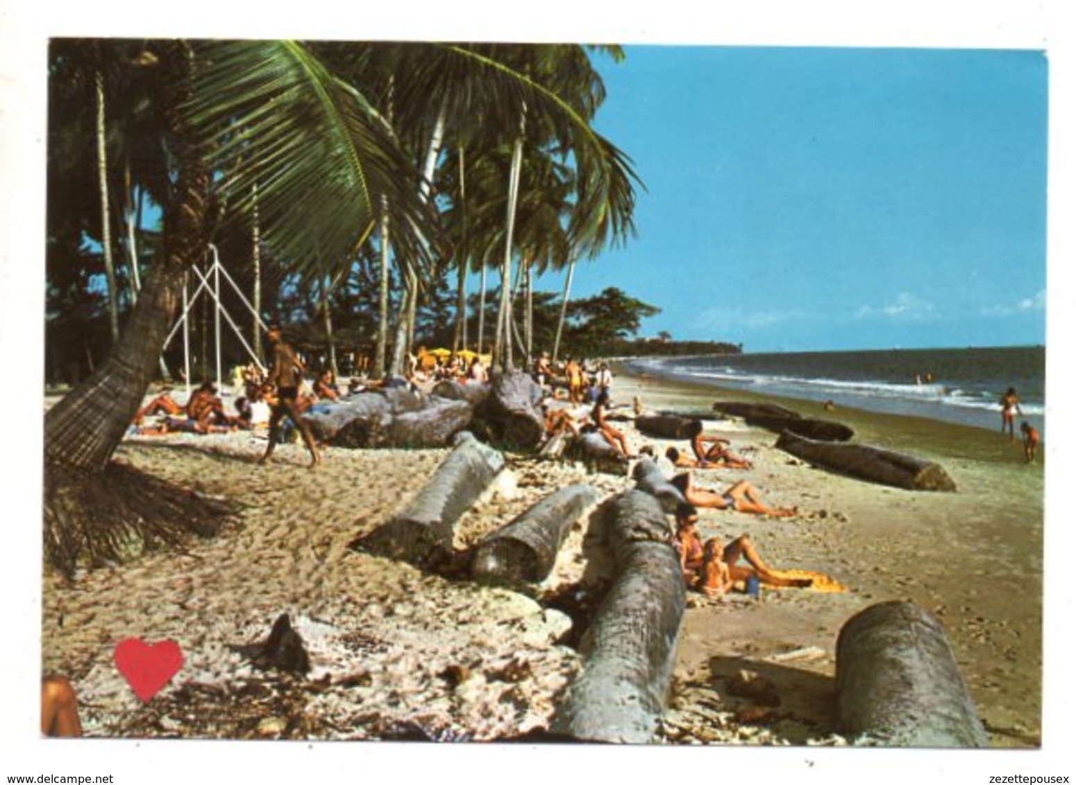 35198-ZE-GABON-LIBREVILLE-La Plage Du Tropicana---------animée - Gabon